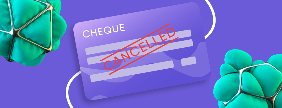 canceled check