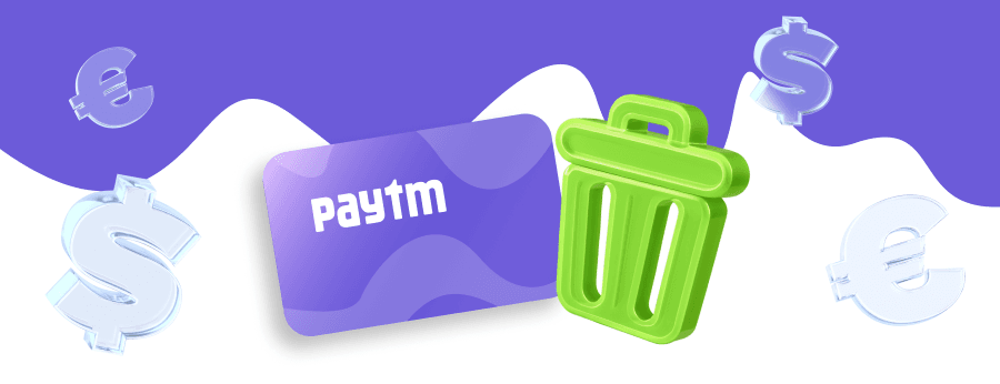 delete paytm account