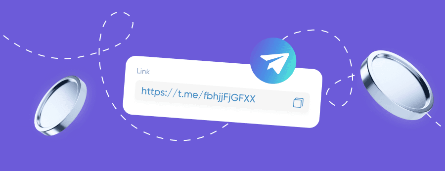 telegram payment link